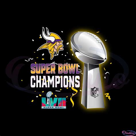 Minnesota Vikings Super Bowl Lvii 2023 Champions Png