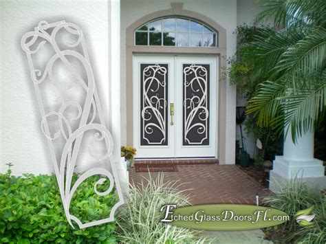 Traditional Etched Glass Design Archives - Etched Glass Doors Florida