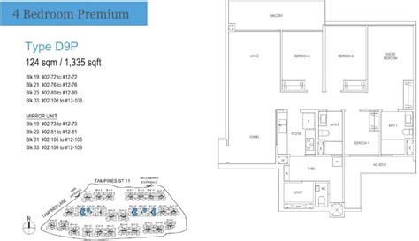 Treasure at Tampines Floor Plan | Download PDF - Singapore