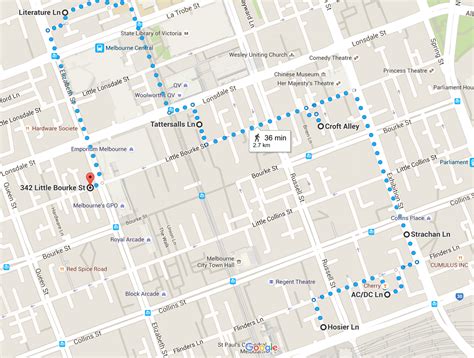 Melbourne Laneways Map | Gadgets 2018