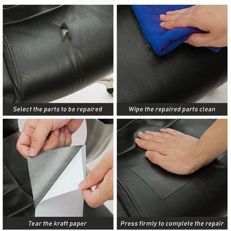 Self Adhesive Leather PU Fabric Repairing Patches Leather Self-Adhesive ...