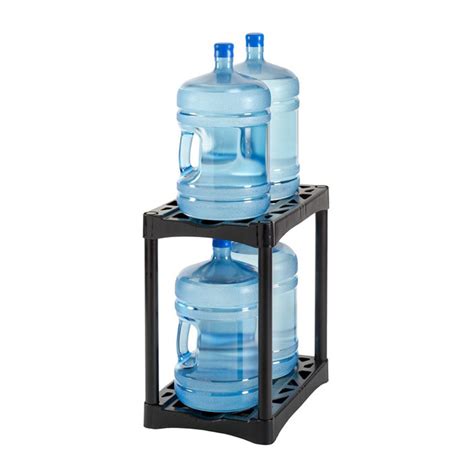 Farfi 3-5 Gallon Water Bottle Jug Dispenser Stand Rack Holder Dustproof ...