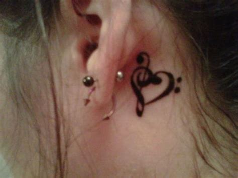 Bass Clef and Treble Clef Heart Tattoo Source | Treble clef tattoo, Tattoos, Treble clef heart