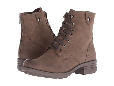 Rockport Becky (Stone) Women's Boots. The combat-inspired Becky brings out a little edge for a ...