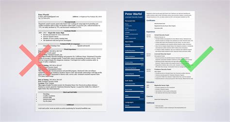 Security Guard Resume Examples & Job Description 2024