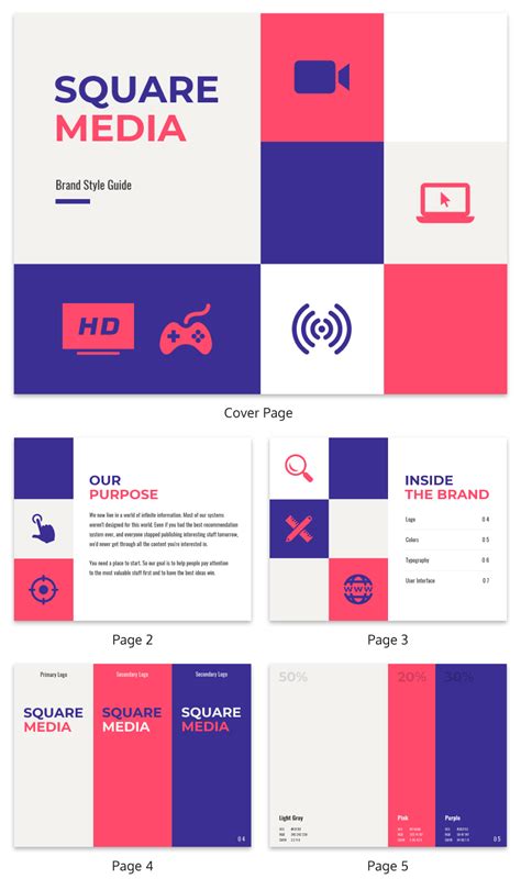 Vibrant Ebook Template -- For a simple brand guide, edit this Vibrant Ebook Template! Poster ...