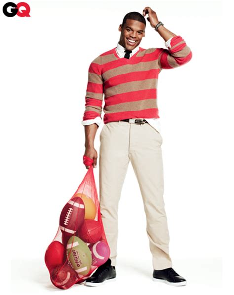 Cam Newton is The Star in Stripes - GQ