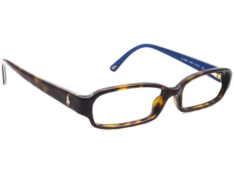 Ralph Lauren Polo Eyeglasses RL 6059 5003 Tortoise/Blue Frame Italy 51[]16 135 | eBay