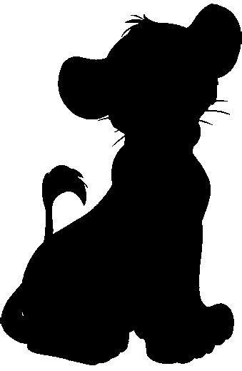 Simba Silhouette by rebeccab27 | Disney silhouette art, Disney stencils ...