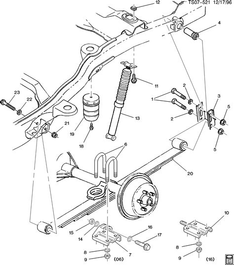 2003 Chevy Trailblazer Suspension Diagram