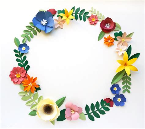 Flower Papercraft Art Activity Handmade Copy Space | premium image by ...