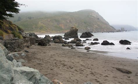 Little Beach at Muir Beach in Muir Beach, CA - California Beaches