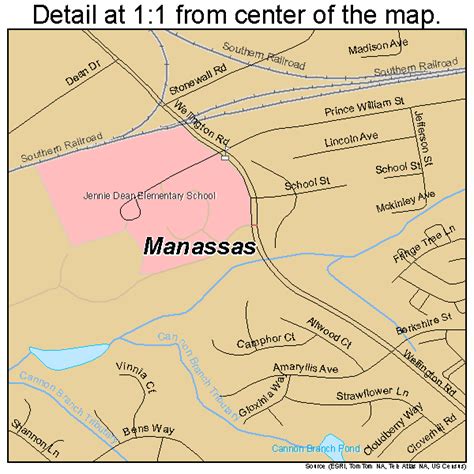 Manassas Virginia Street Map 5148952