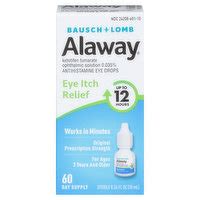 Alaway Eye Drops, Antihistamine, Eye Itch Relief - Brookshire's