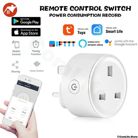 ⚡READY STOCK⚡Smart Plug Timer plug Smart life Tuya WIFI Smart Plug ...