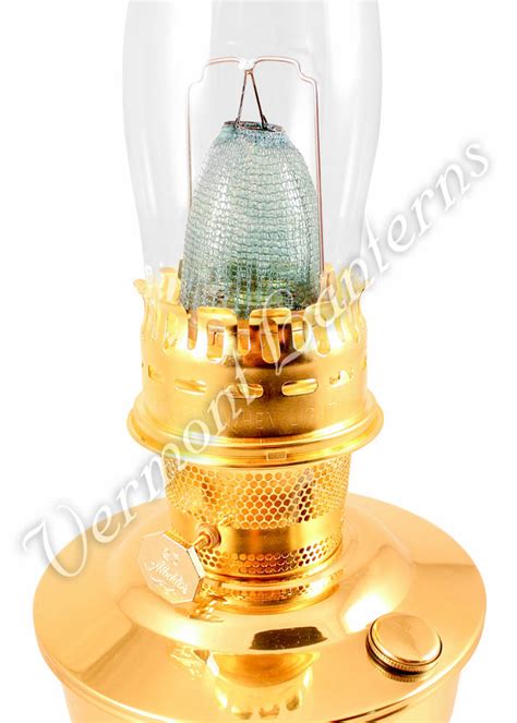 Aladdin Brass Heritage Oil Lamp w/Opal Shade - 24" | Vermont Lanterns