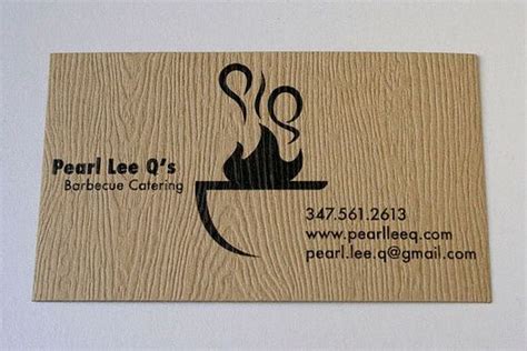 Barbecue bbq brown wood Food Business Card, Examples Of Business Cards, Unique Business Cards ...