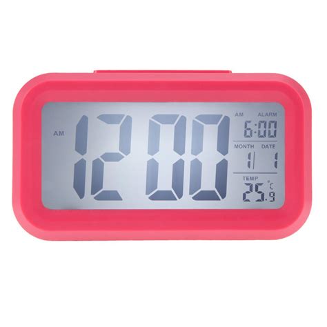 Time Date Alarm Clock Temperature Display LED Alarm Clock Light ...