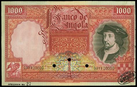 Angola 1000 Angolares banknote 1944|World Banknotes & Coins Pictures | Old Money, Foreign ...