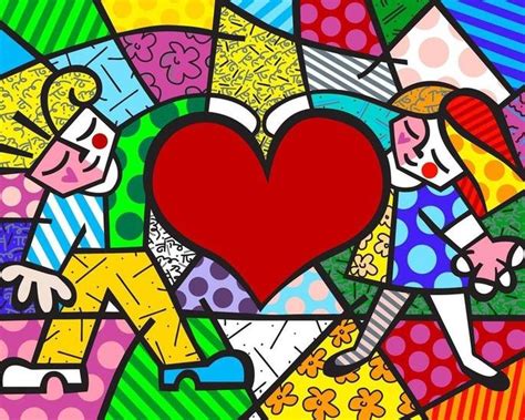 Fotos Obra CoraçãO De Romero Britto Mais - Idéia de Criatividade