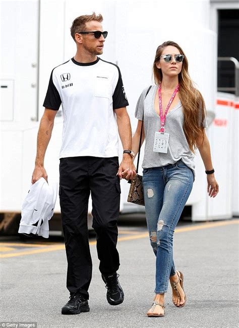 Jenson Button and wife Jessica look unbreakable at Italian Grand Prix | Denim fashion, Navy ...