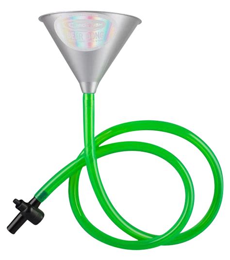 Single Head Rush 6-ft Beer Bong Funnel with On/Off valve