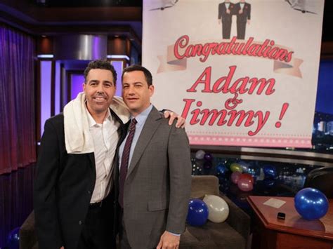 Adam Corolla proposes to Jimmy Kimmel