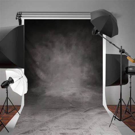 【150x300cm】(Vinyl Fabric) Retro Grey Cloth Photography Backdrop ...