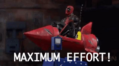 Deadpool Maximum Effort GIF | GIFDB.com