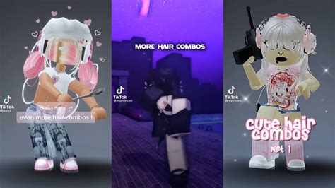 ROBLOX HAIR COMBOS IDEA - YouTube