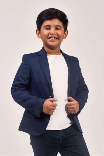 Boy Navy Blue Knitted Blazer at Rs 1995 | Noida | ID: 2853139241430