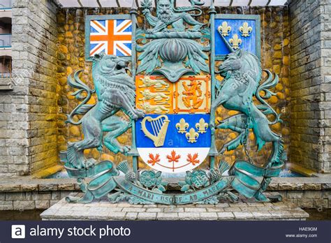 Unicorn canada coat of arms unicorn hi-res stock photography and images - Alamy