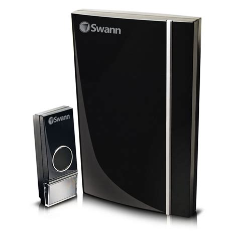 Swann Black Wireless Door Chime | Bunnings Warehouse