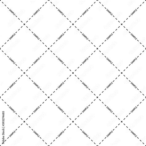 Sample watermark seamless pattern. Vector illustration Stock Vector | Adobe Stock