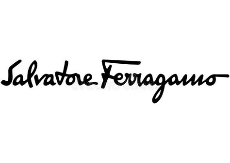 Salvatore Ferragamo Logo photo stock éditorial. Illustration du illustrateur - 120007063