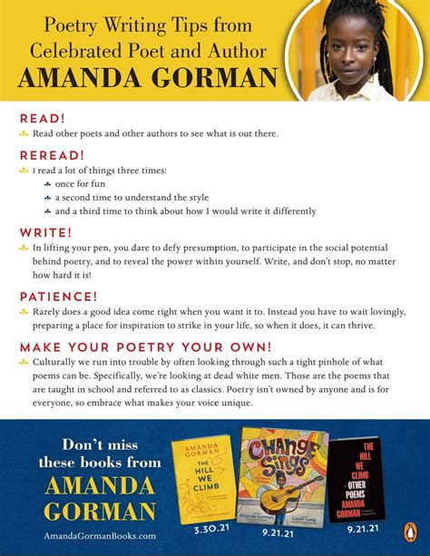 Celebrate Poetry Month With Amanda Gorman - We Are Teachers