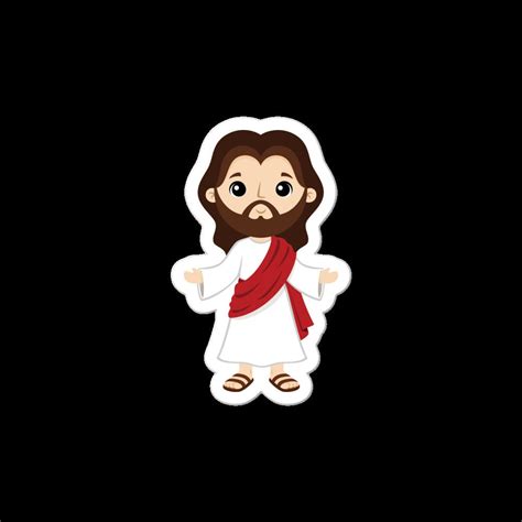 Jesus Christ Sticker Jesus Vinyl Sticker Jesus Waterproof | Etsy