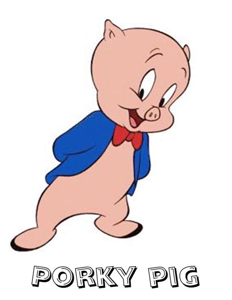 Porky Pig | Old cartoon characters, Animated cartoon characters, Animated cartoons