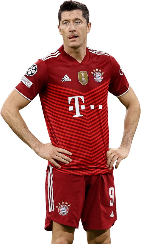 Robert Lewandowski Bayern Munich football render - FootyRenders