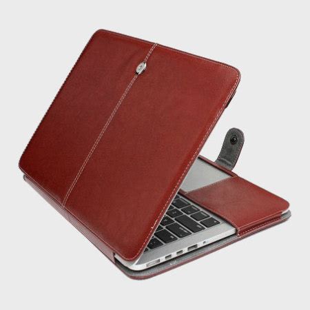 ToughGuard MacBook Pro Retina 13 Leather-Style Case - Brown