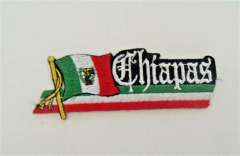 Chiapas Bandera Mexico Flag Patch | Etsy