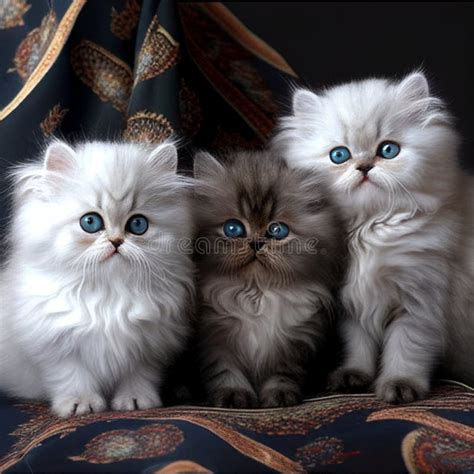 Adorable Persian Cat Kittens Stock Illustrations – 242 Adorable Persian ...