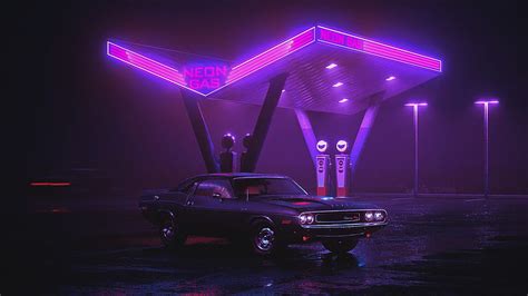 Neon Mustang, mustang neon HD wallpaper | Pxfuel