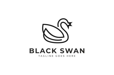 Black Swan Logo (258786) | Logos | Design Bundles