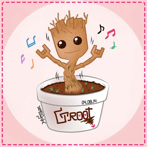 Groot DANCING !!!! by shaphire111 on DeviantArt