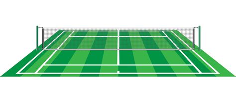 cancha de tenis con ilustración vectorial neta 545725 Vector en Vecteezy