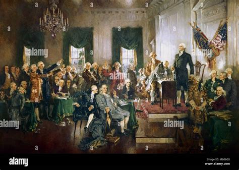 Sign constitution 1787 hi-res stock photography and images - Alamy