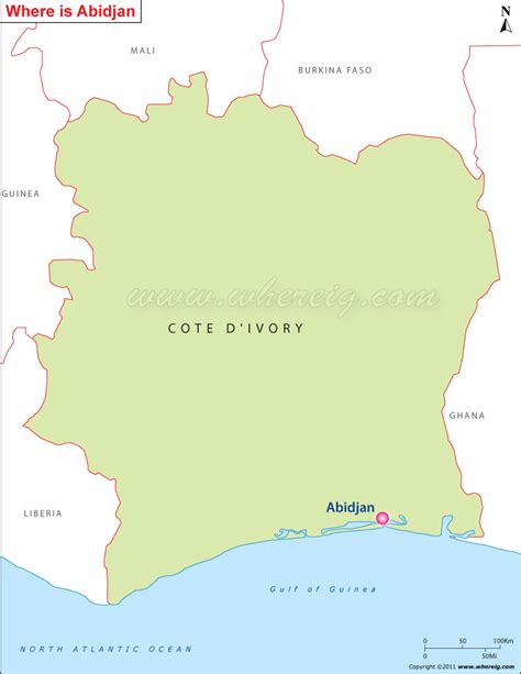 Where is Abidjan Located, Location Map of Abidjan