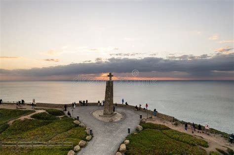 Lighthouse at Cabo da Roca stock photo. Image of point - 241684168