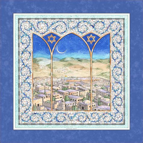 Jerusalem Wall Art Fine Art Print by Mickie Caspi Unique and Custom Art